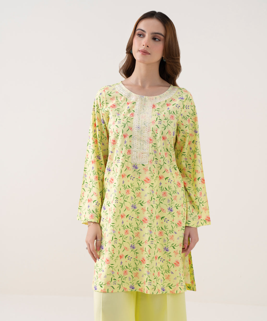 Embroidered Cotton Viscose Shirt