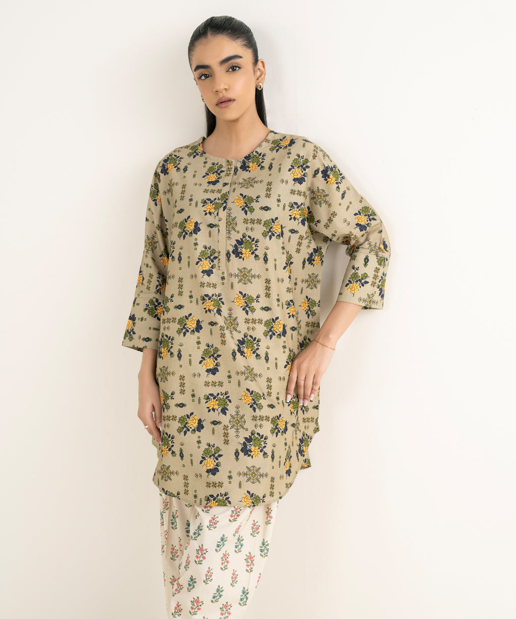 Printed Cotton Viscose Shirt