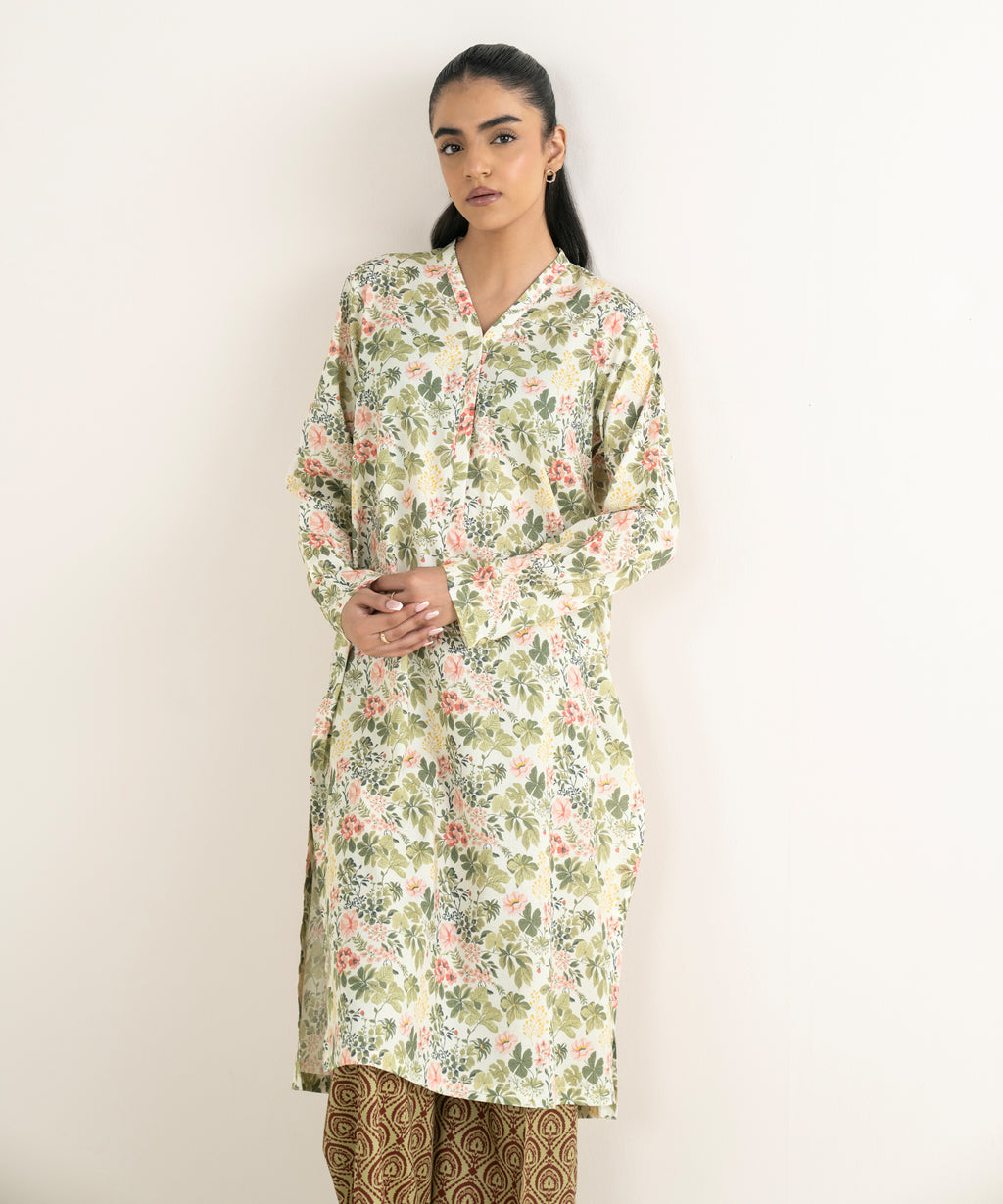 Printed Cotton Viscose Shirt