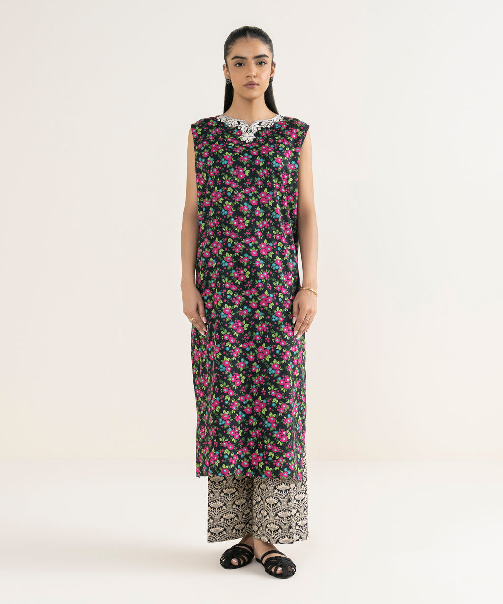 Embroidered Cotton Viscose Shirt