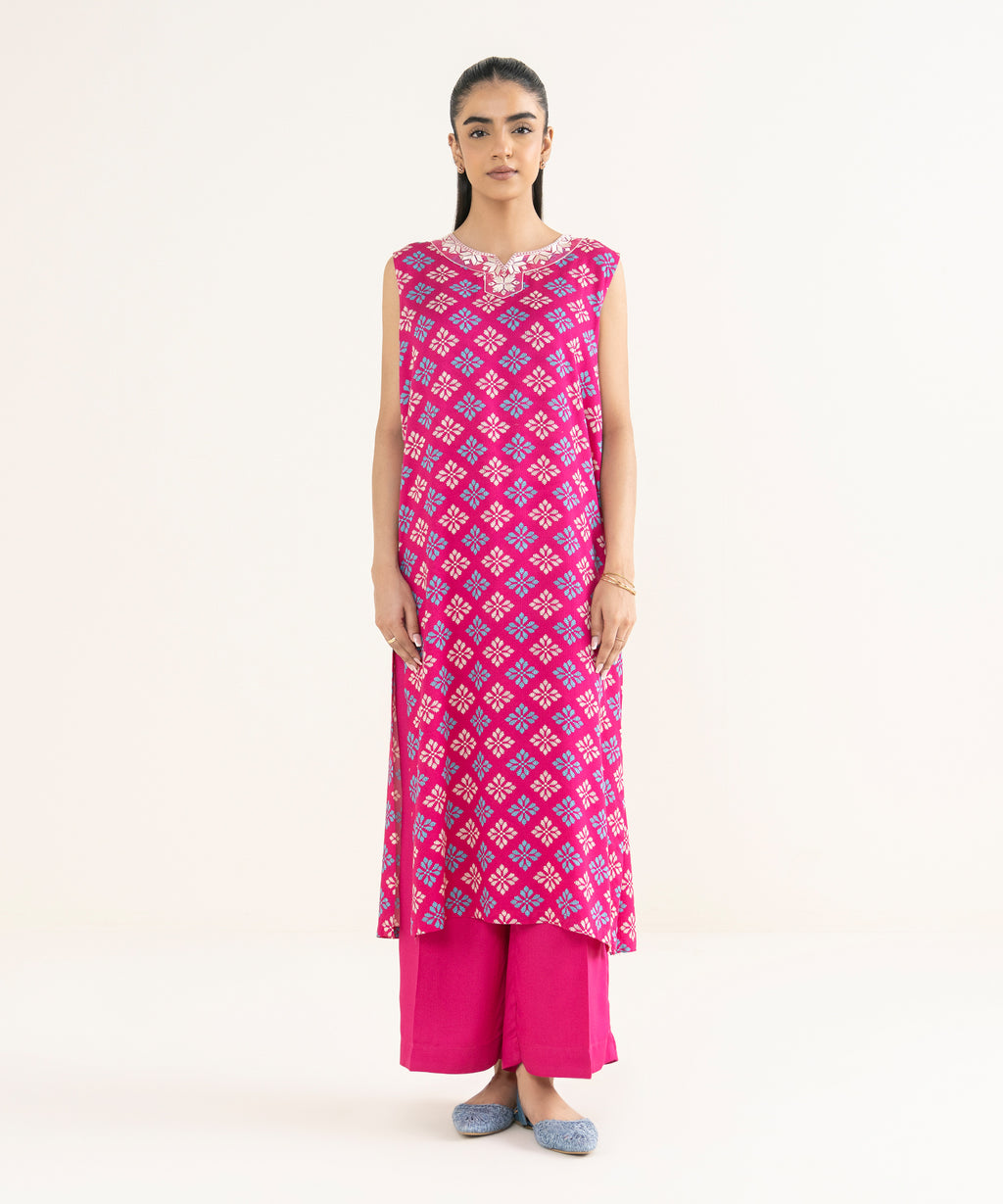 Embroidered Viscose Shirt
