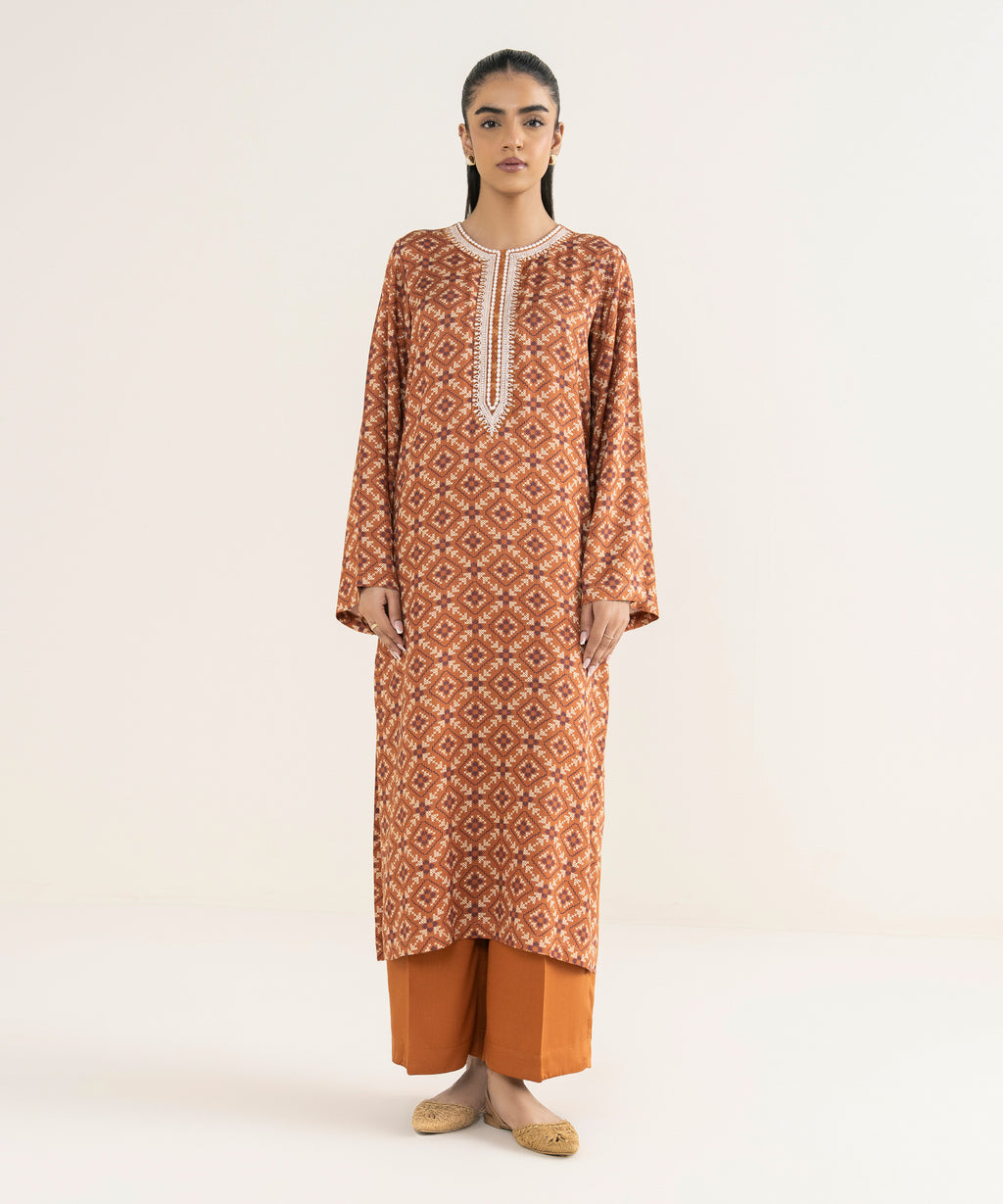 Embroidered Viscose Shirt