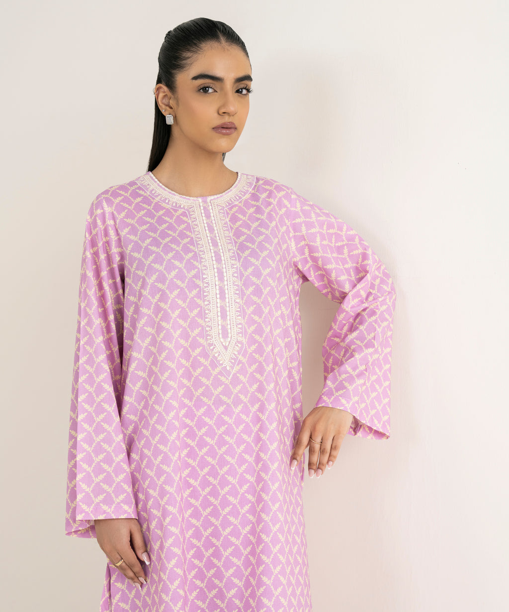 Embroidered Lawn Viscose Shirt
