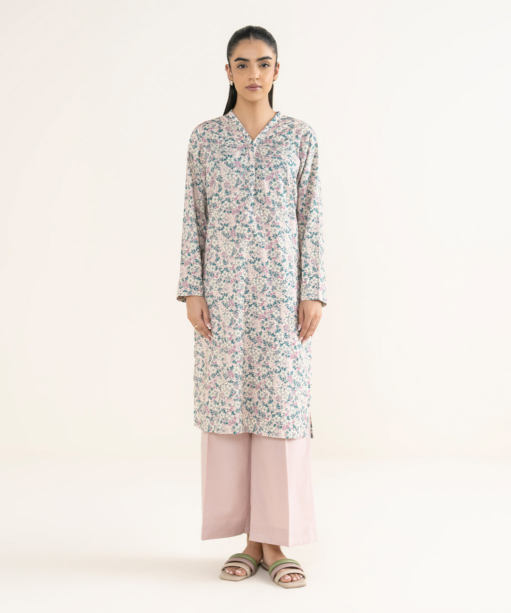 Printed Lawn Viscose Shirt