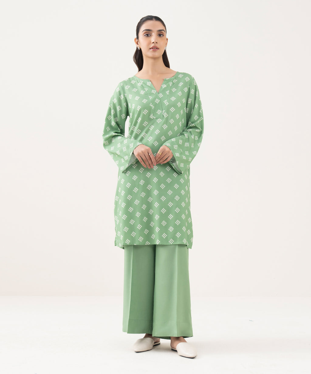 Printed Linen Viscose Shirt