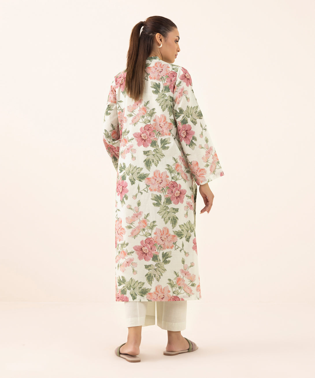 Women's RTW Cross Hatch Multi Printed A-Line Shirt