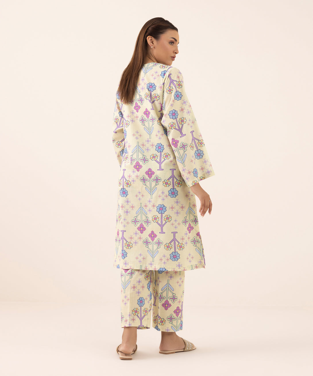 Women's RTW Cross Hatch Multi Printed Boxy Shirt