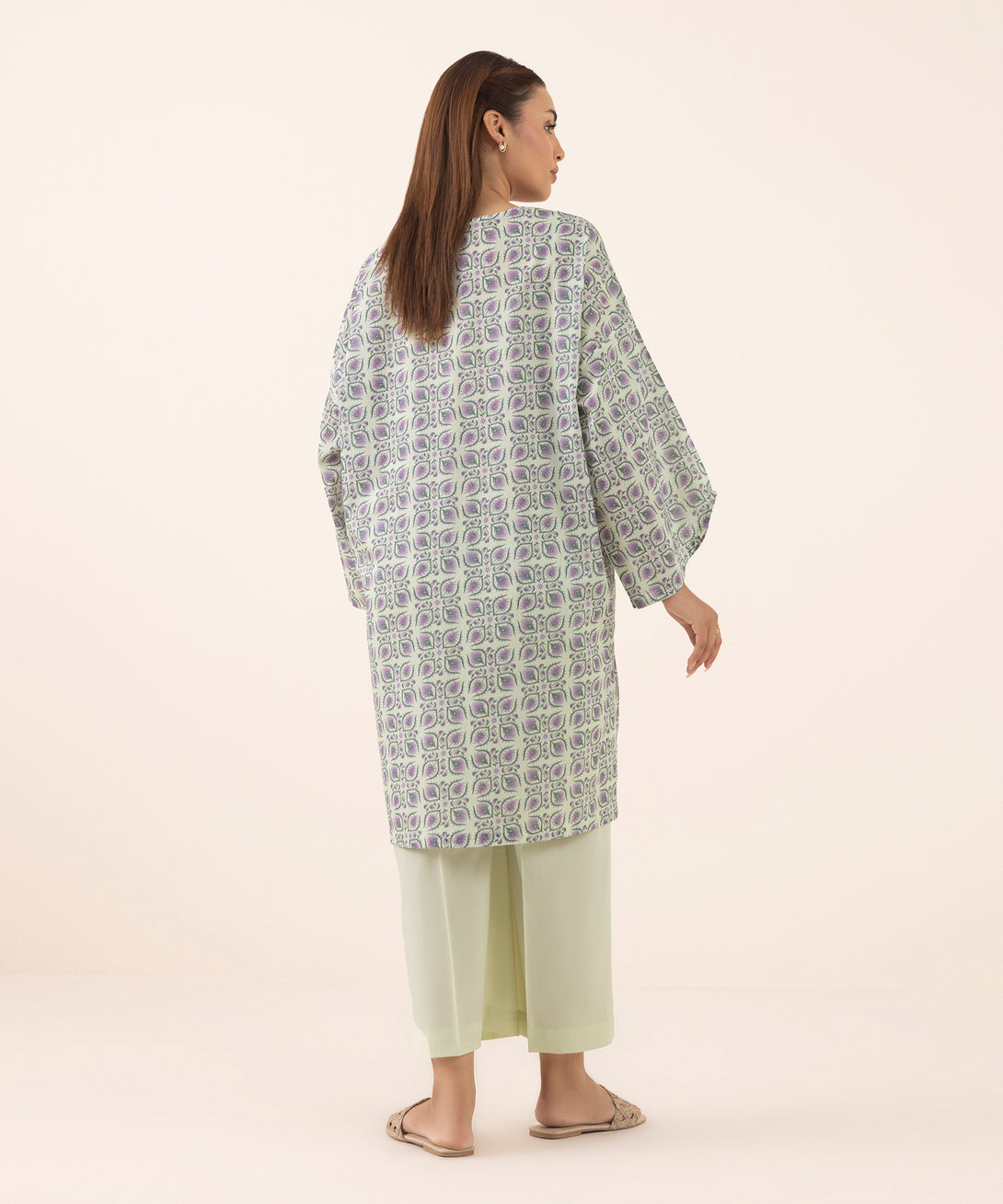 Women's RTW Lawn Multi Printed Boxy Shirt