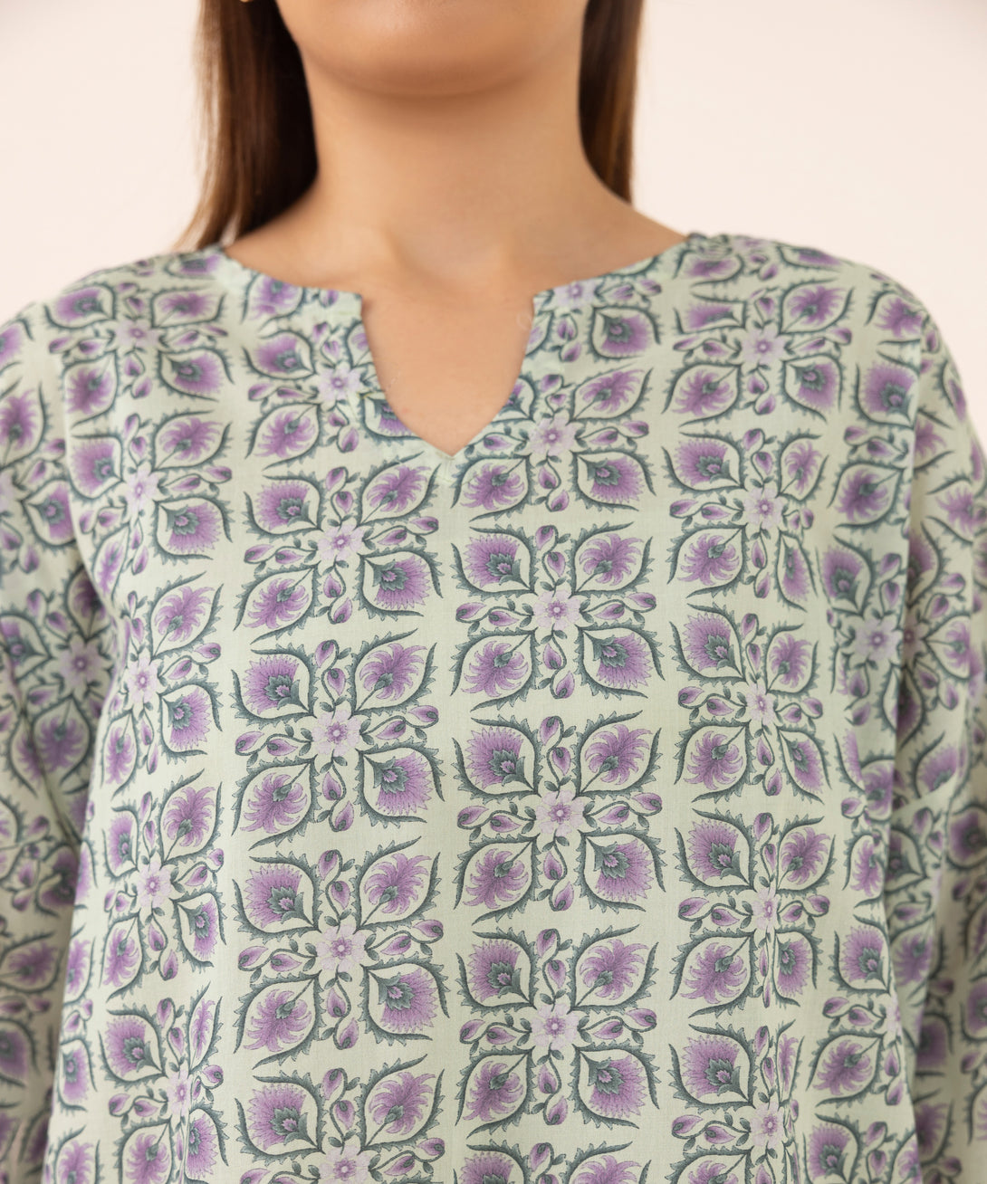 Women's RTW Lawn Multi Printed Boxy Shirt