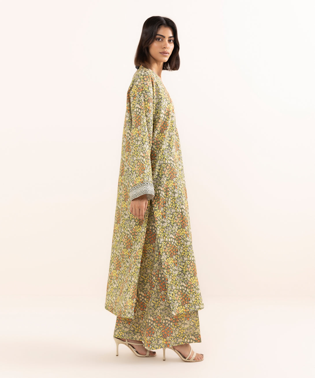 Women's RTW Seersucker Multi Printed Boxy Shirt