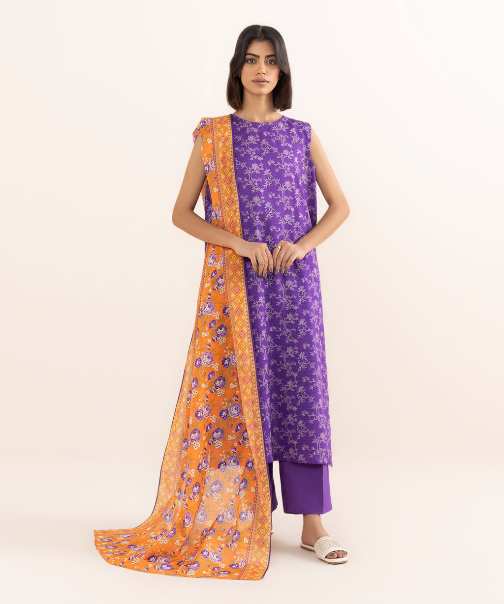 Printed Voile Dupatta