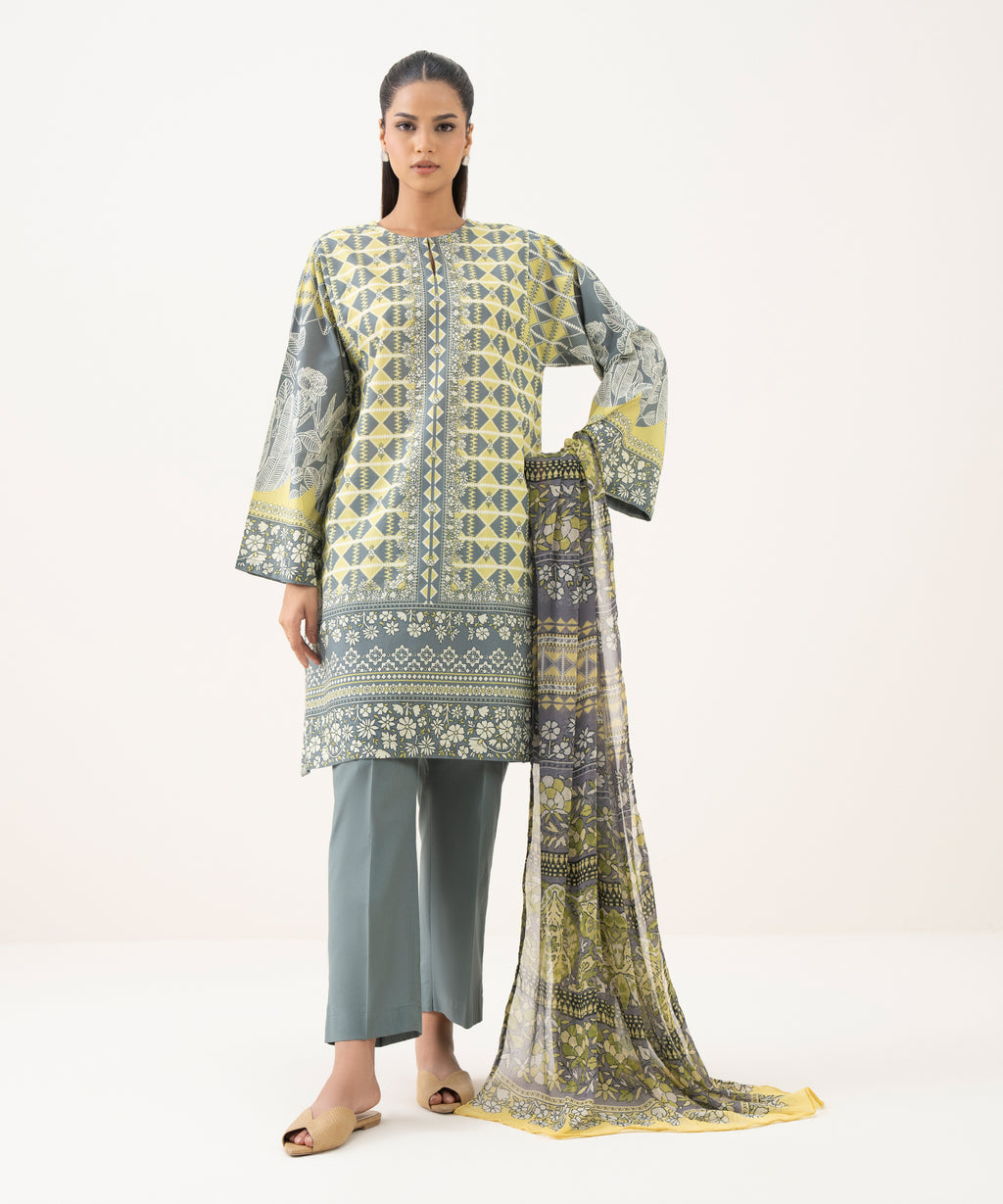 Printed Chiffon Dupatta