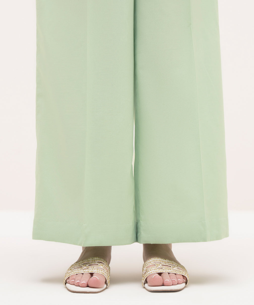 Solid Cotton Viscose Culottes