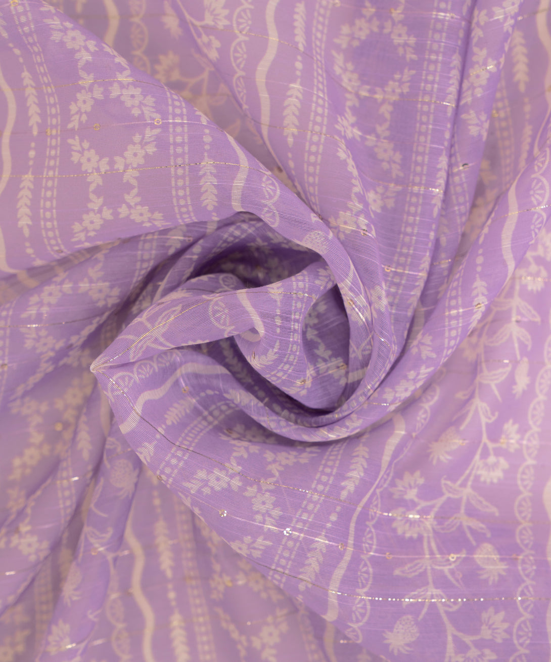 Manaar Purple Printed Dupatta