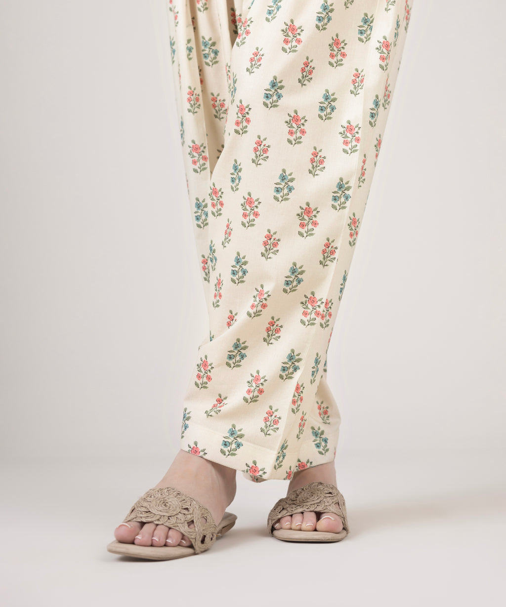 Printed Cotton Viscose Shalwar