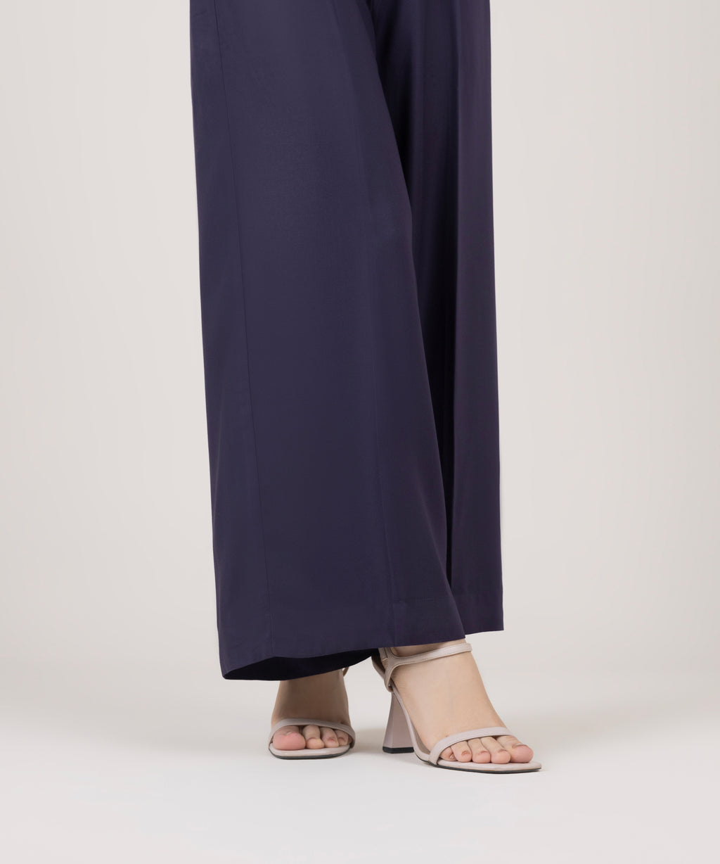 Solid Viscose Culottes