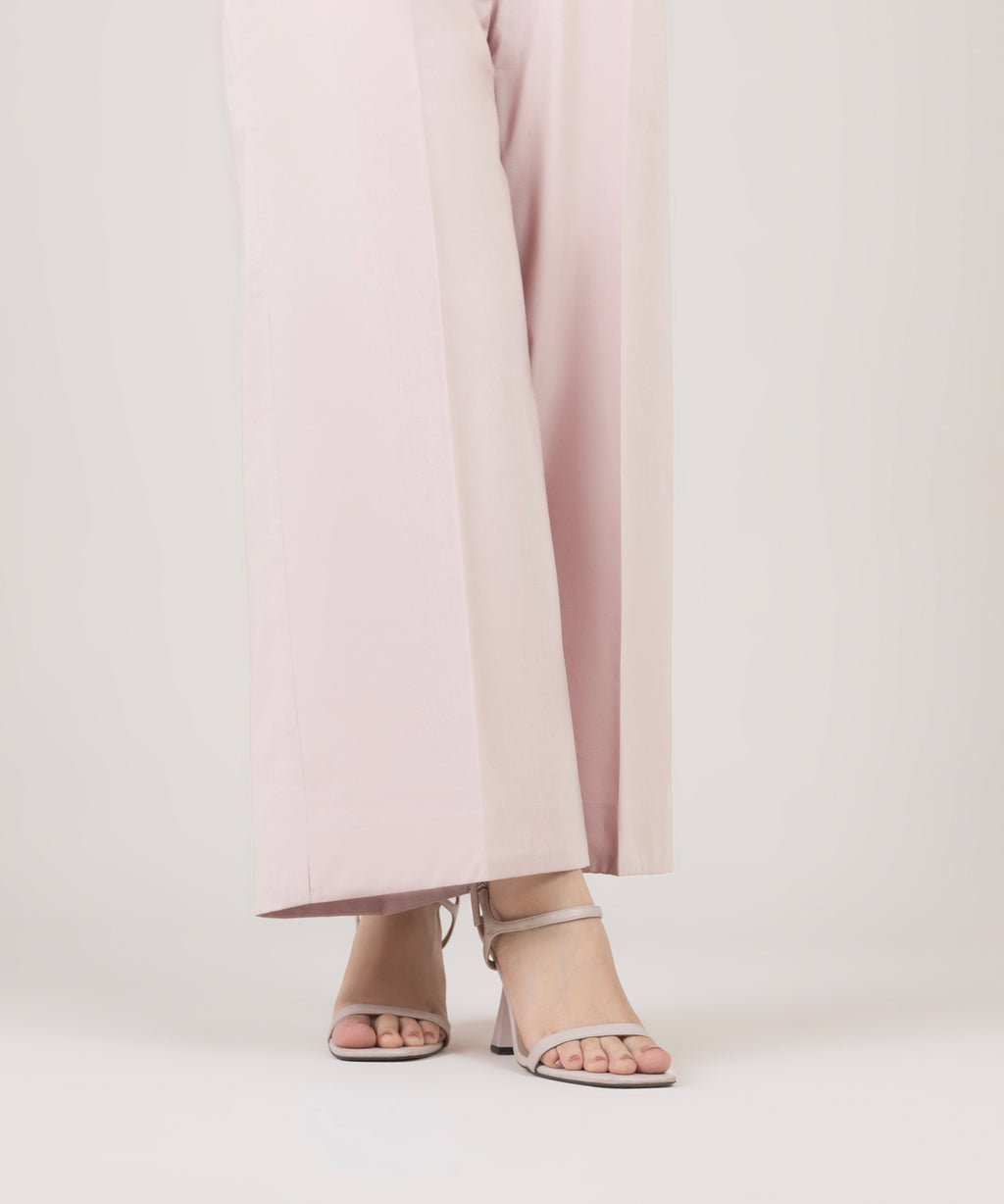 Cotton Viscose Flared Pants