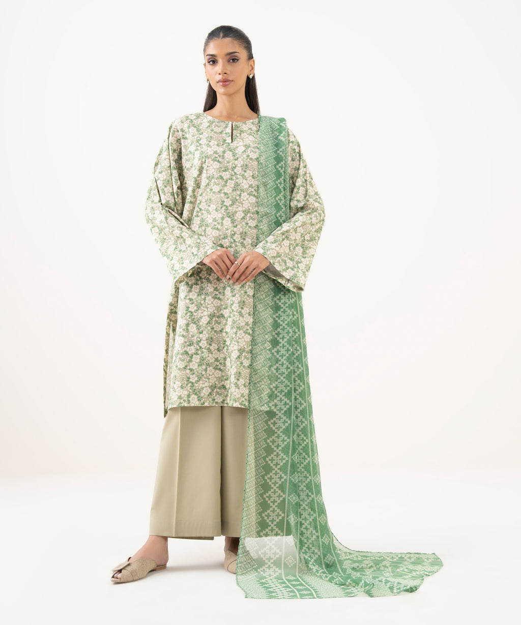 Printed Chiffon Dupatta