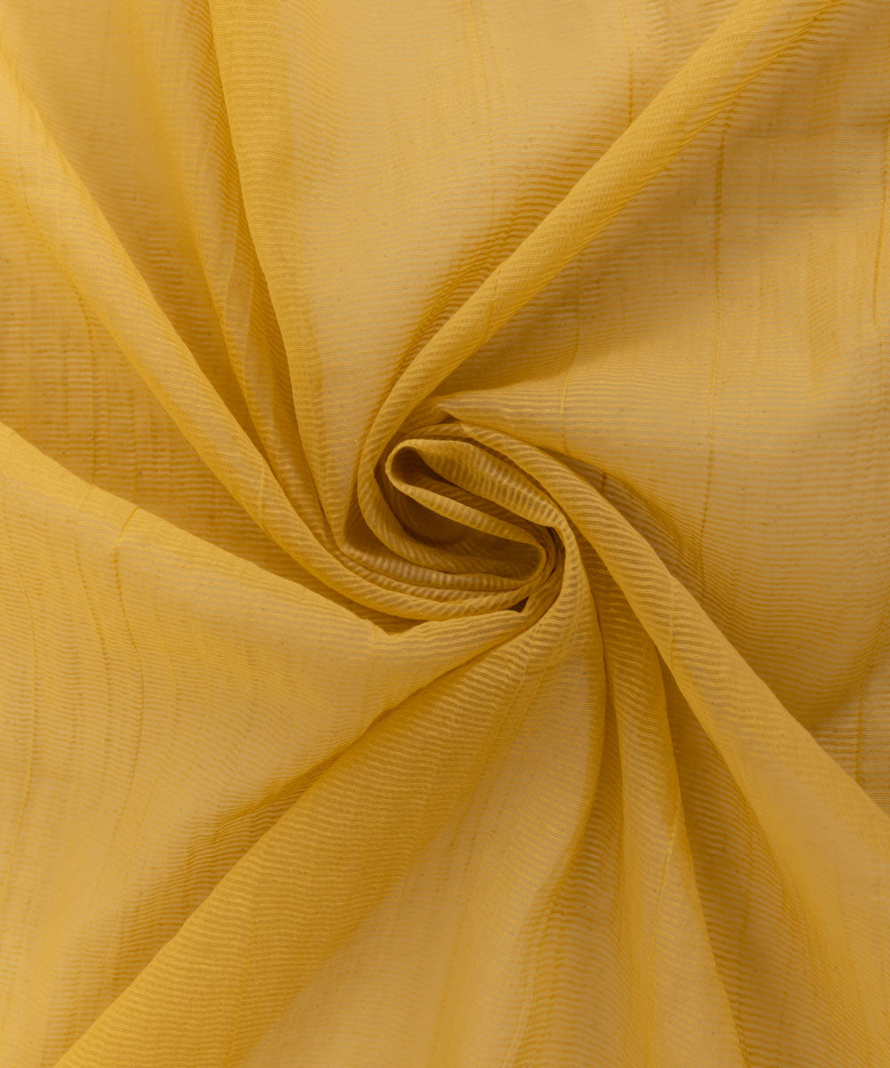 Blended Textured Karandi Yellow Solid Dupatta