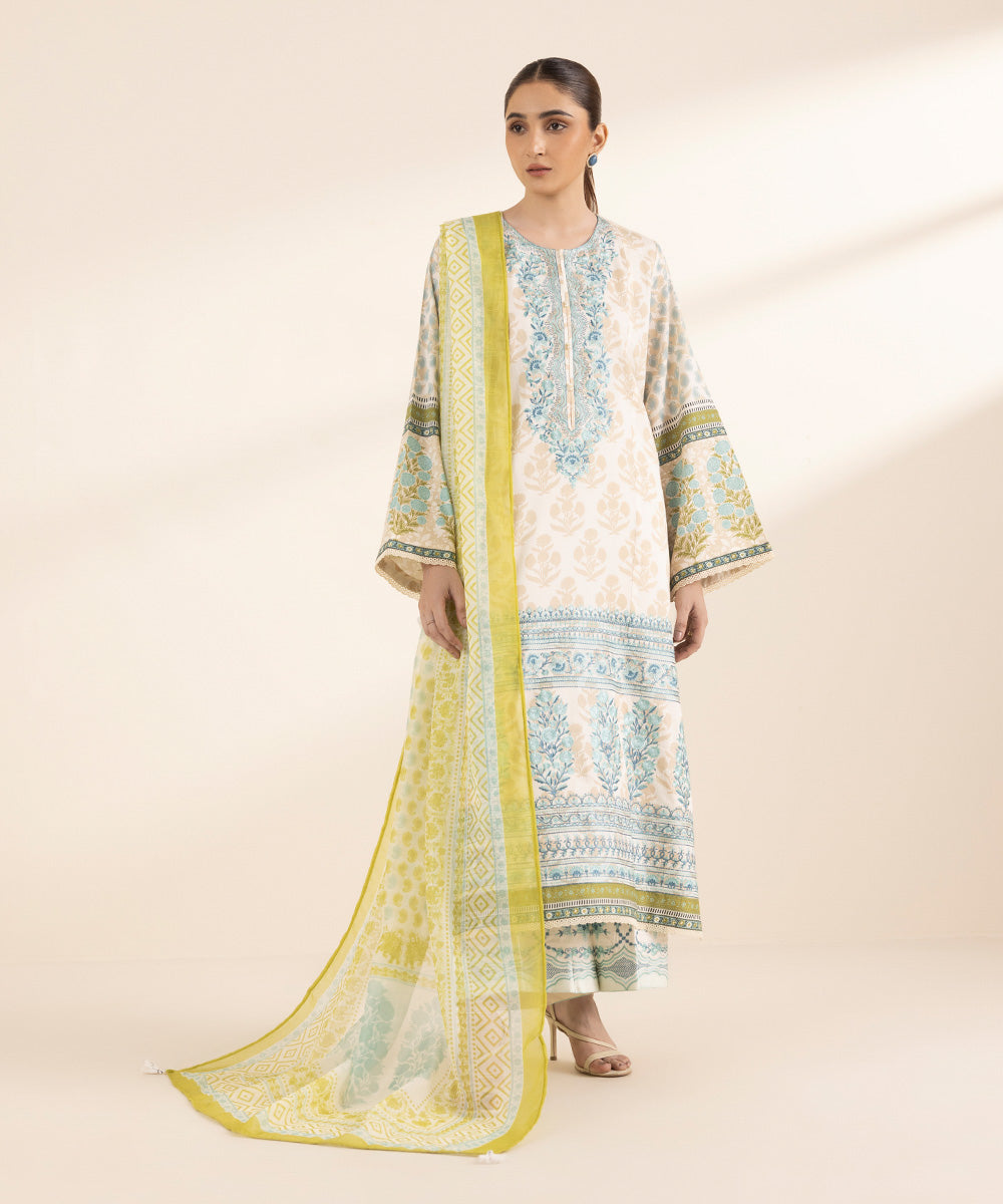 Manaar Multi Printed Dupatta