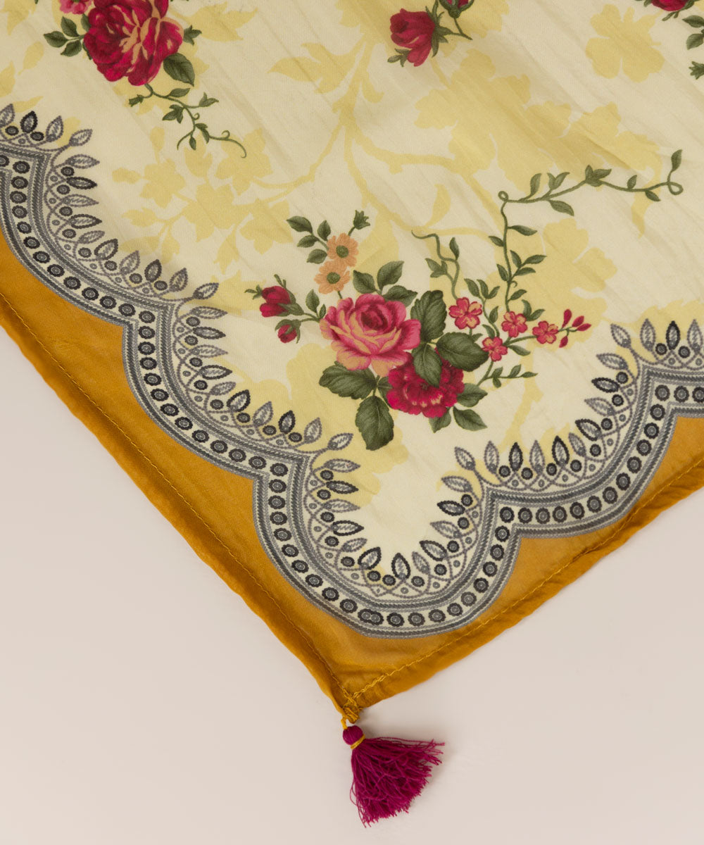 Bemberg Tissue Multi Printed Dupatta