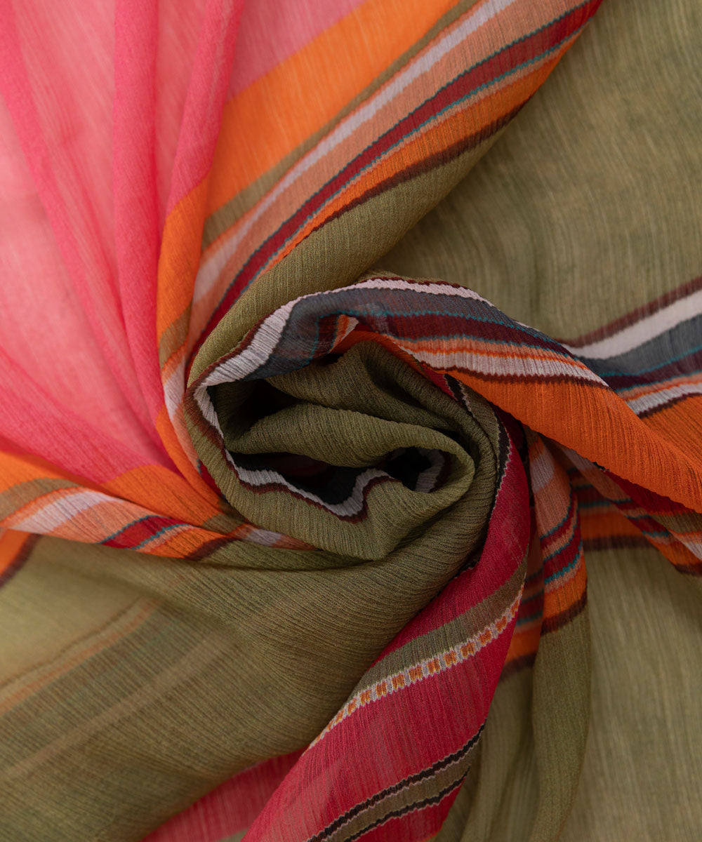 Blended Chiffon Multi Printed Dupatta