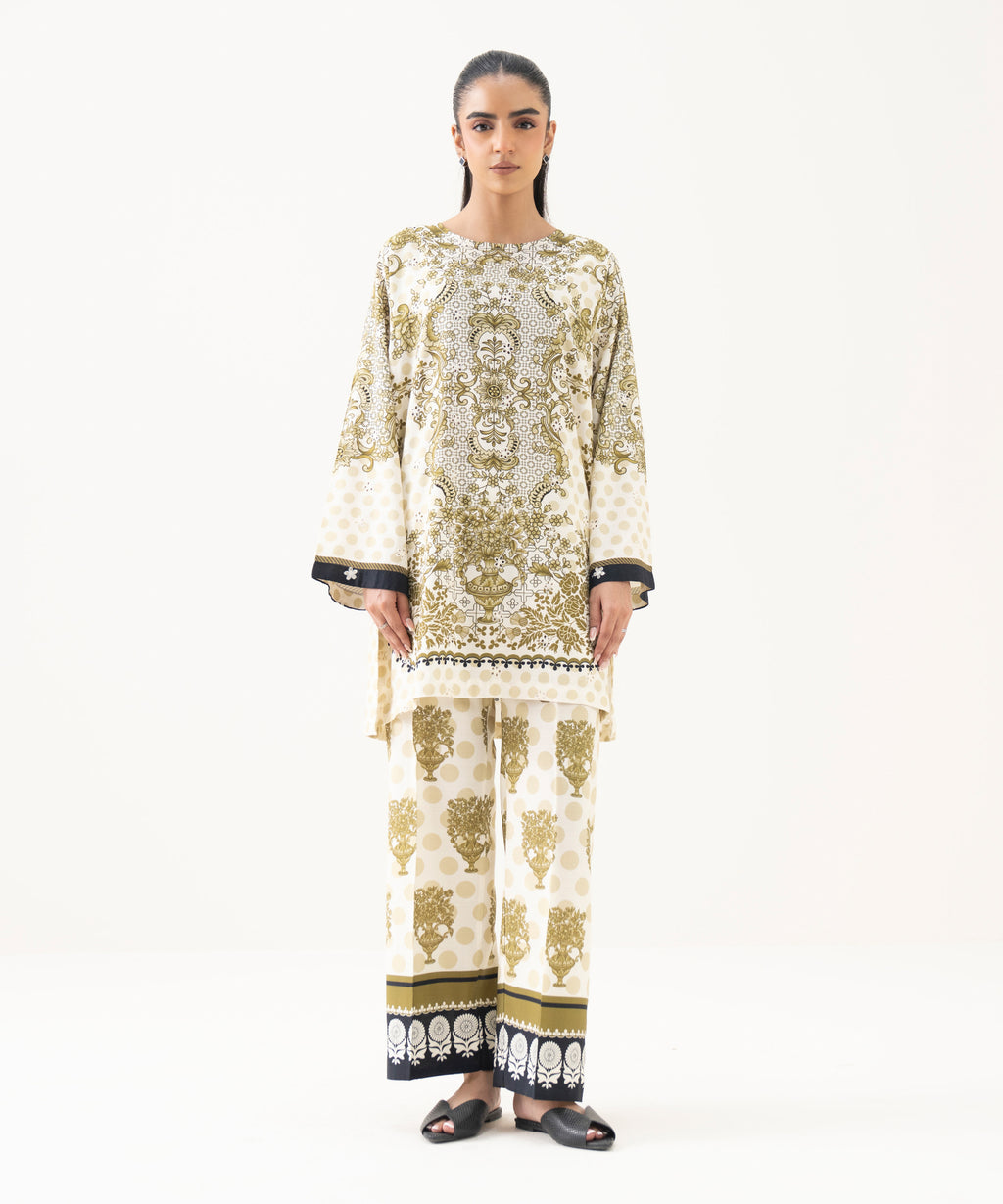 Embroidered Cotton Viscose Shirt