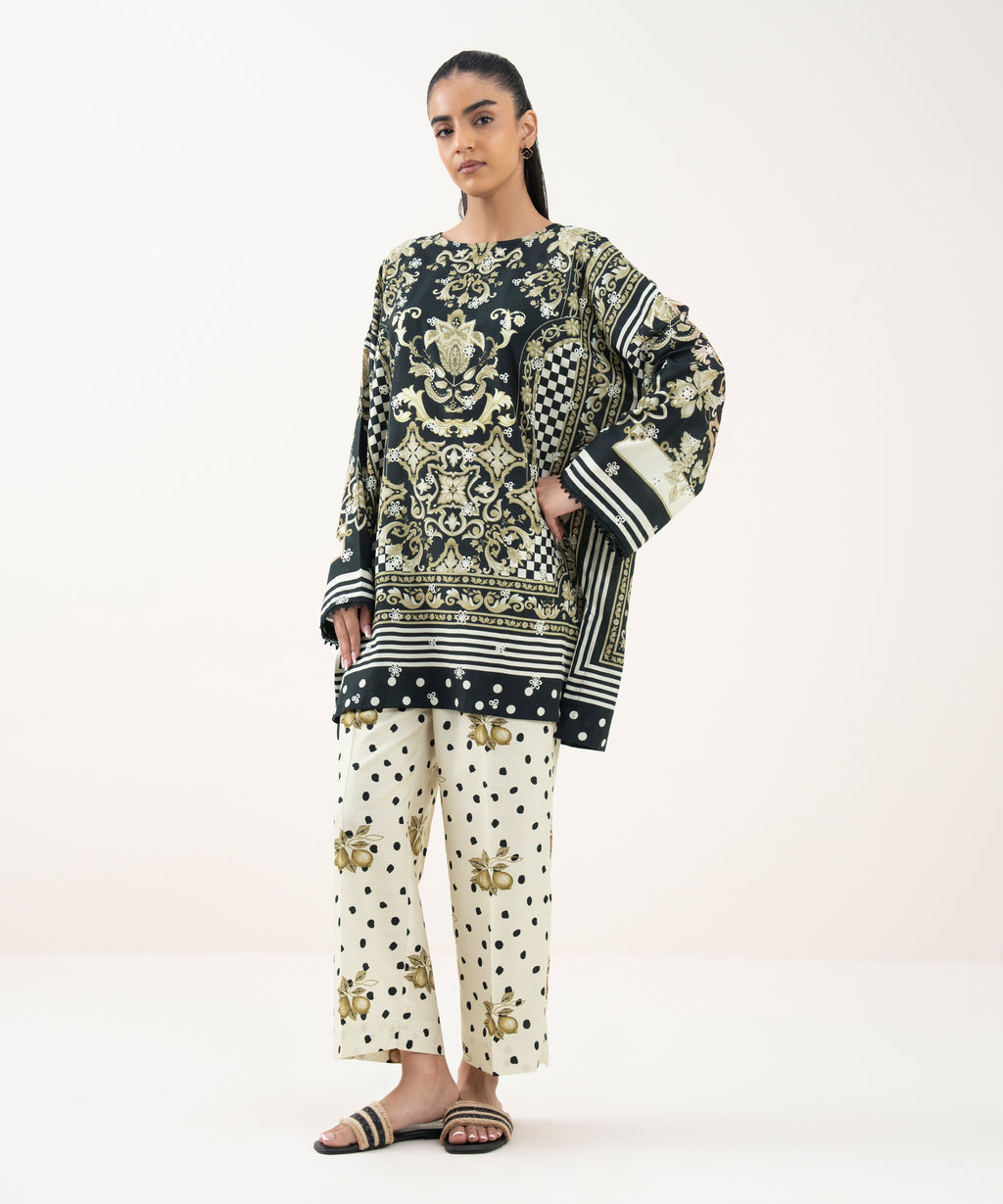 Embroidered Cotton Viscose Shirt