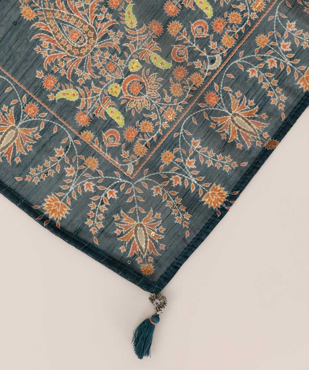 Manaar Green Printed Dupatta