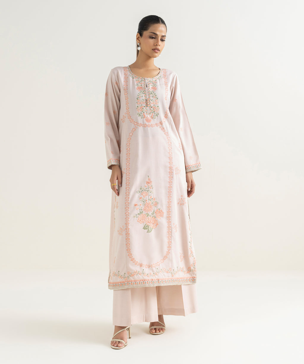 Embroidered Cotton Viscose Shirt