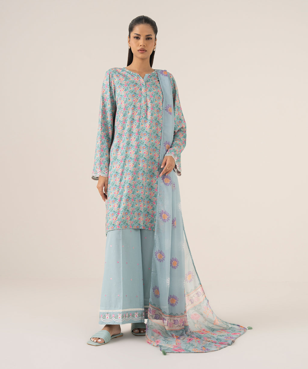 Printed Organza Dupatta