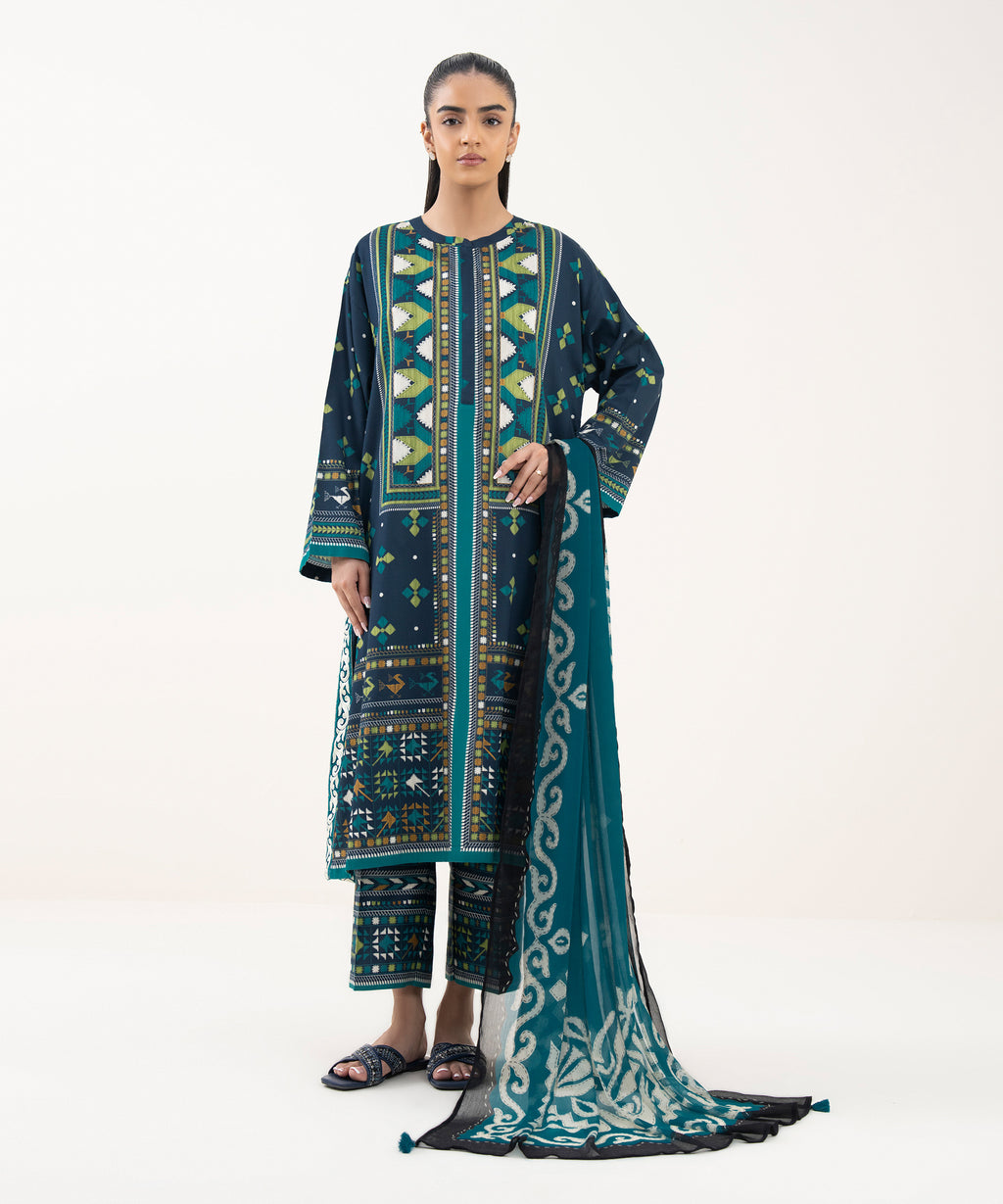 Printed Chiffon Dupatta