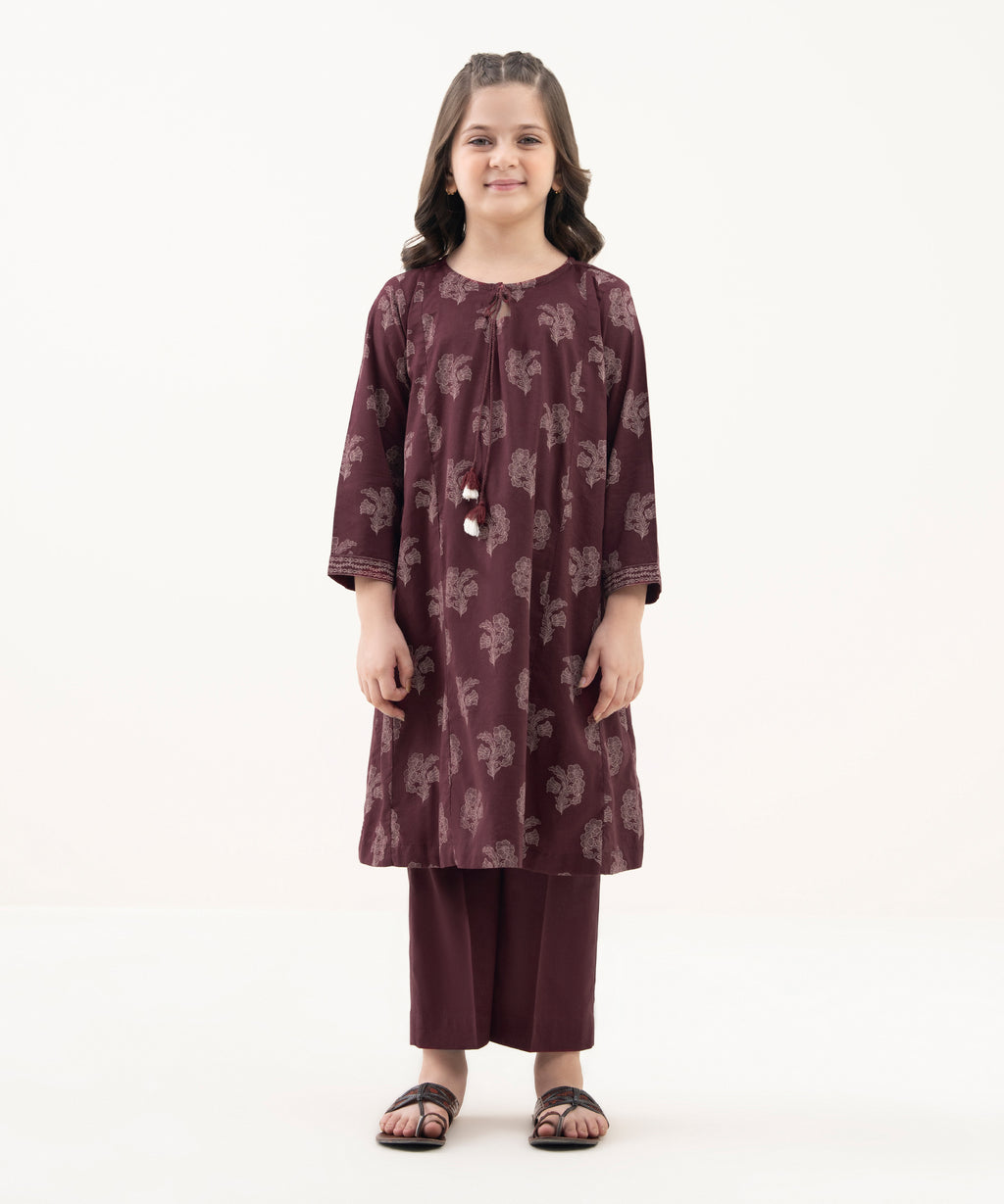 Printed Cotton Viscose Suit