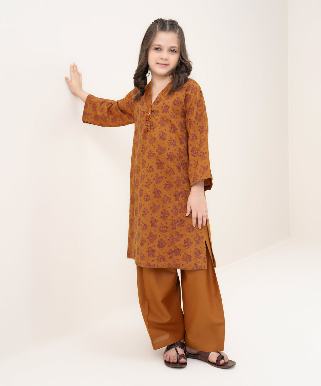 Printed Cotton Viscose Suit