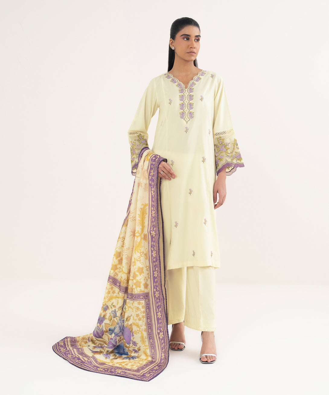 Fancy Manaar Printed Multi Dupatta