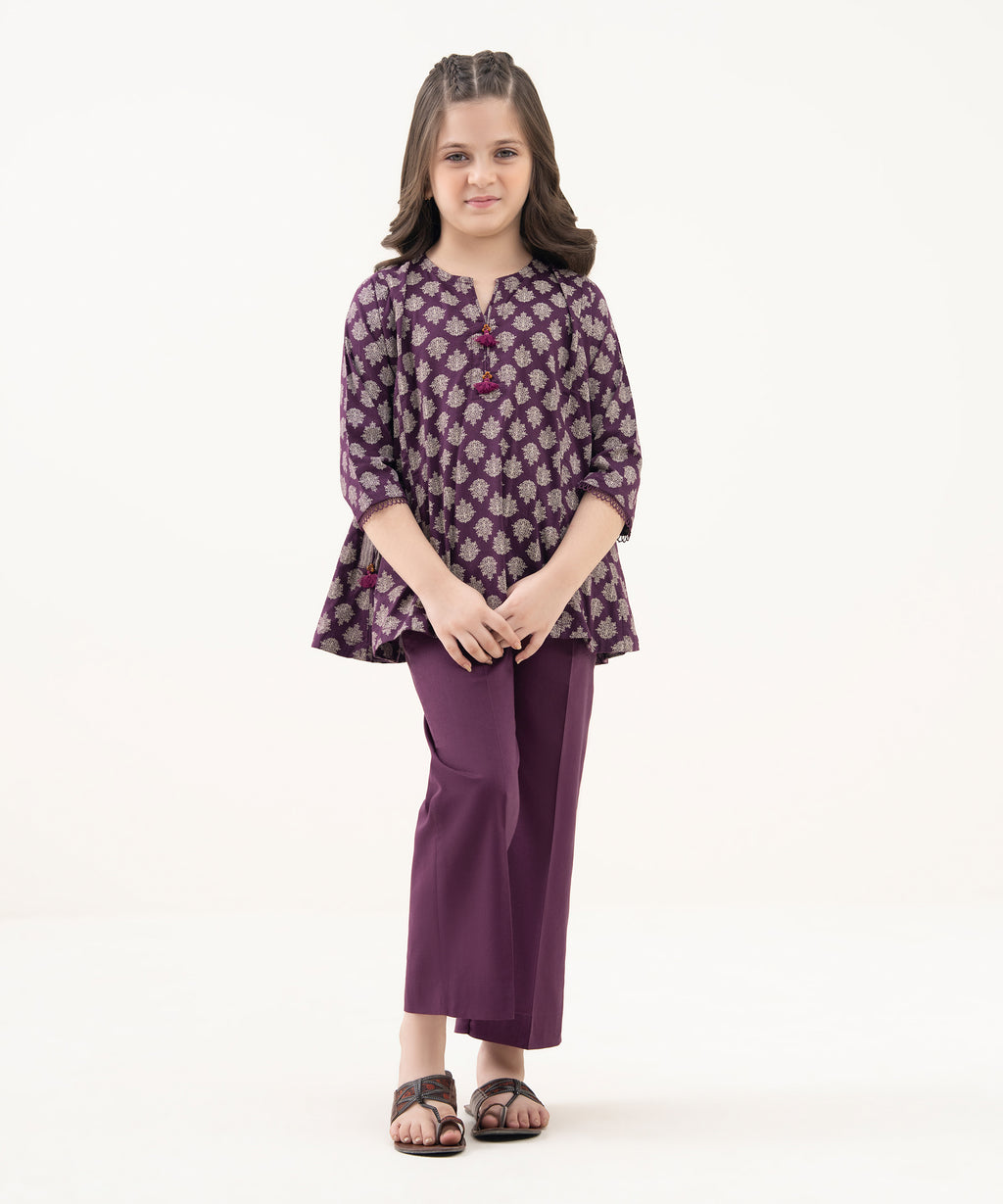 Printed Cotton Viscose Suit