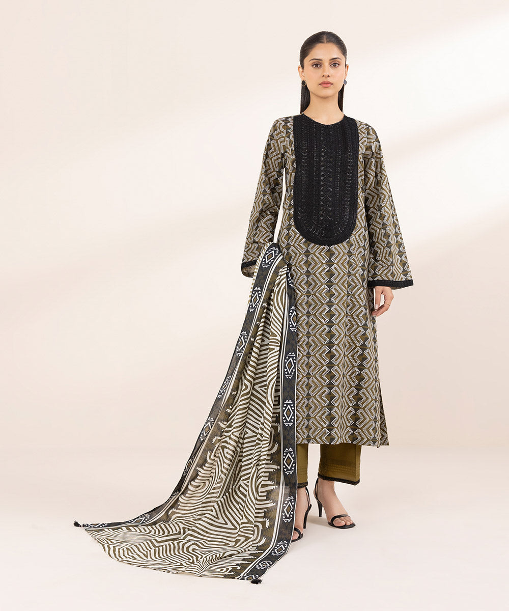 Fine Voile Multi Printed Dupatta
