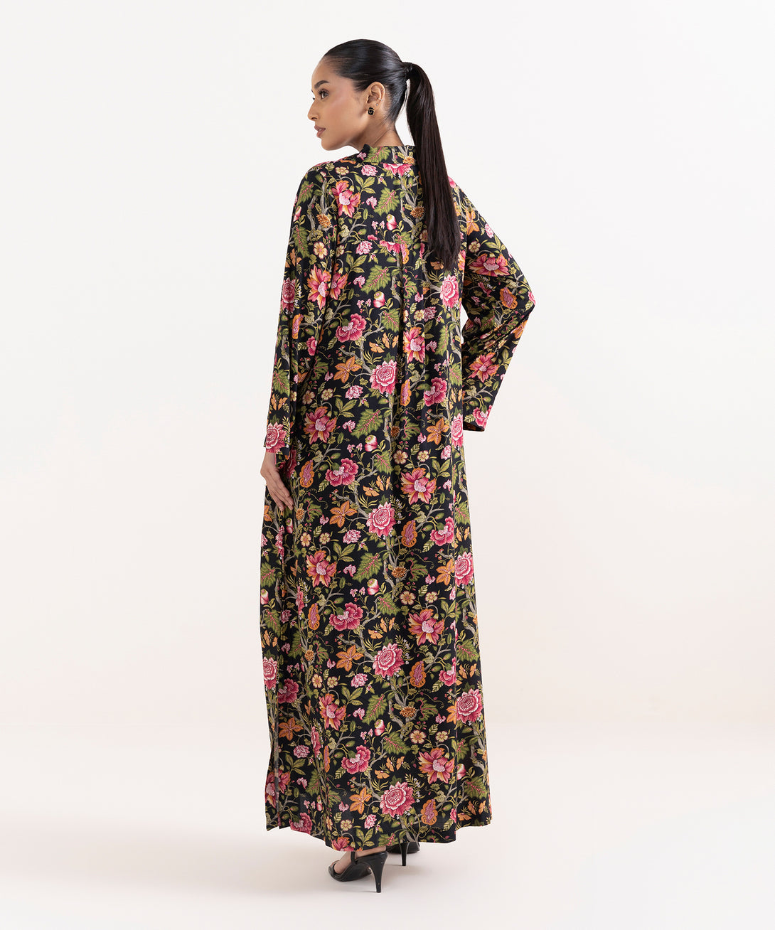 Women's RTW Arabic Lawn Multi Printed A-Line Shirt