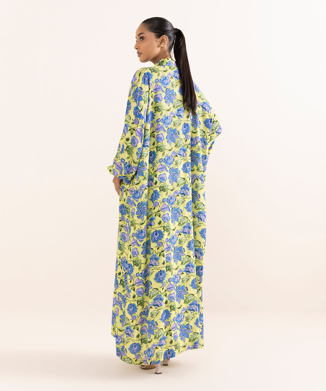 Women's RTW Arabic Lawn Multi Printed Drop Shoulder Shirt