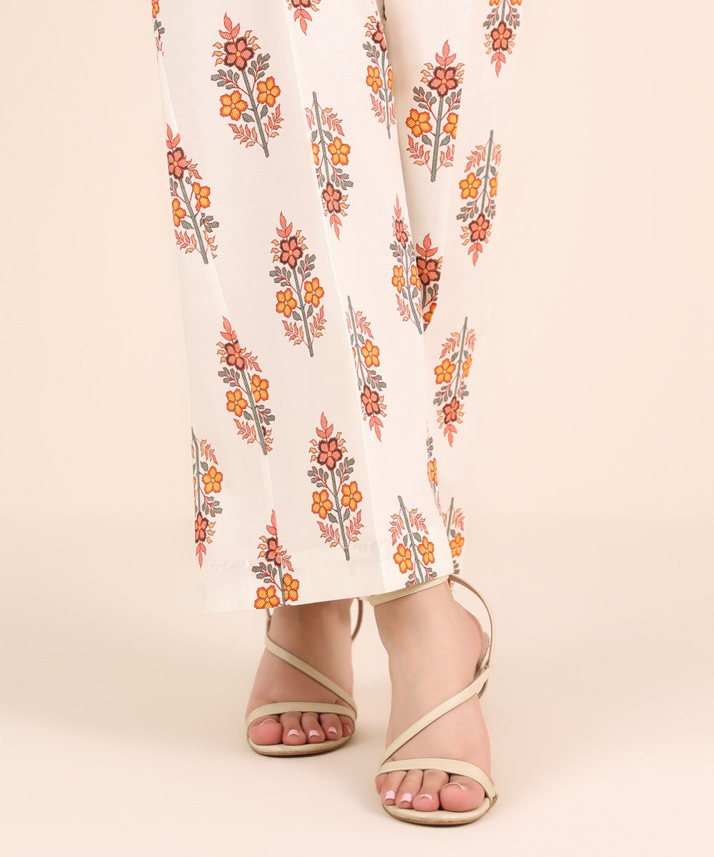 Women's RTW Cambric Multi Printed Culottes