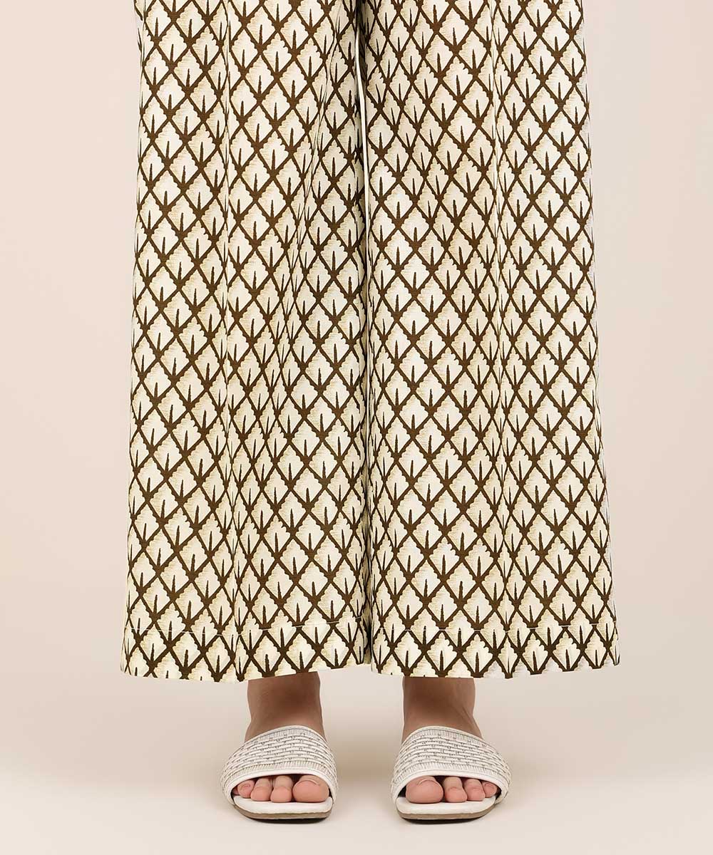 Women's RTW Cambric Multi Printed Culottes