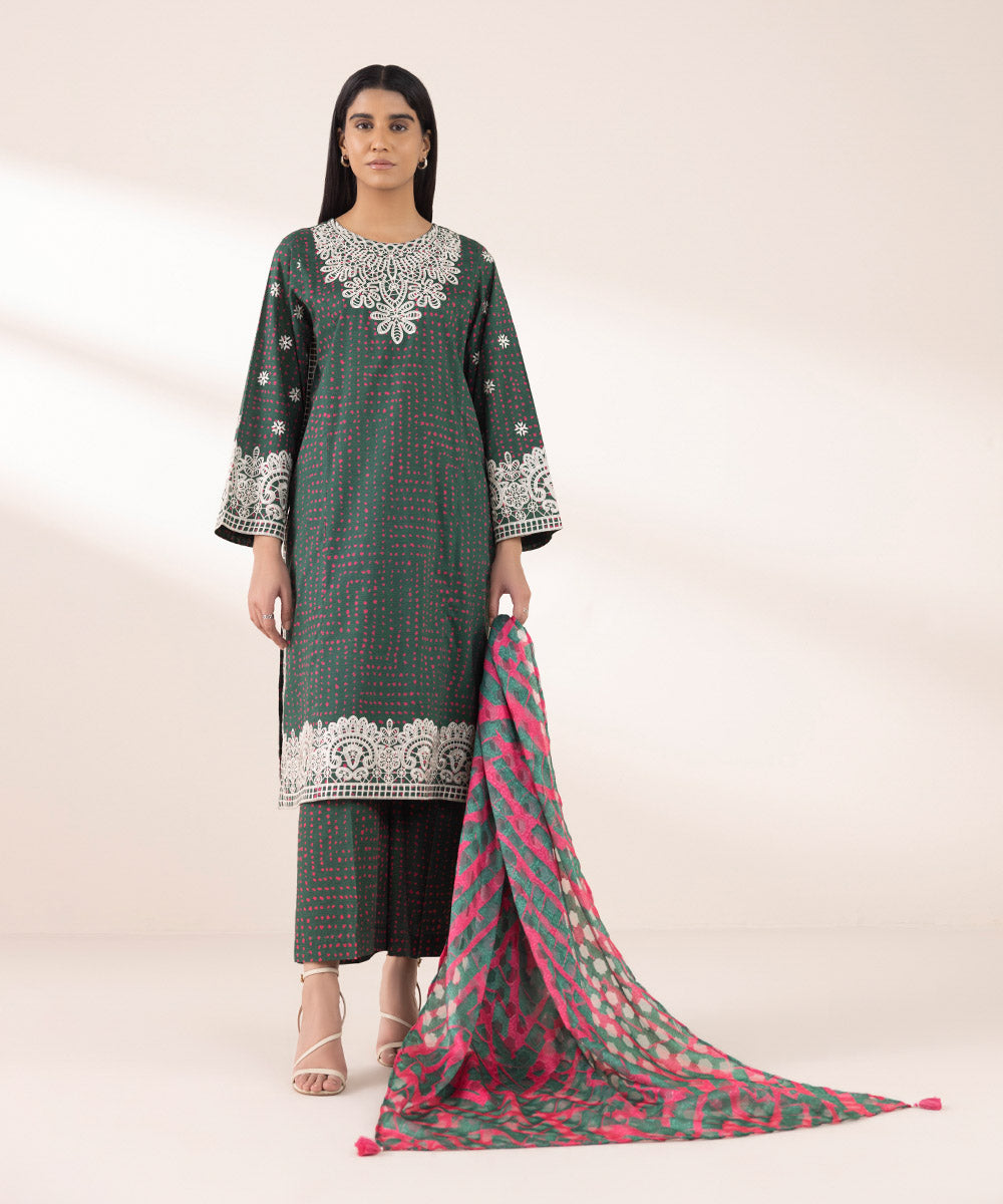 Brochea Jacquard Multi Solid Dupatta