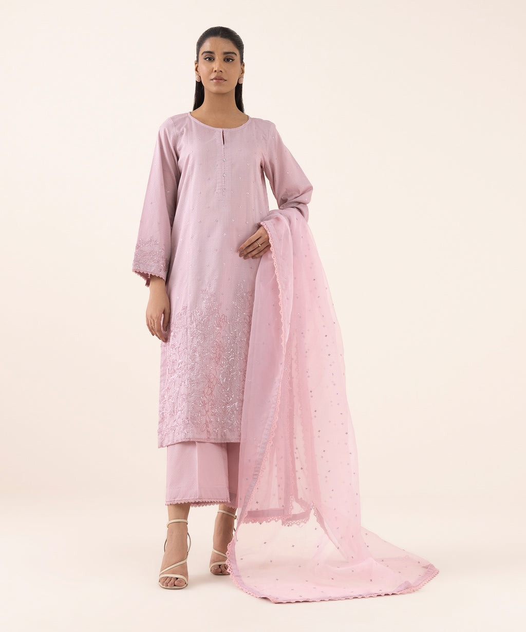 Embroidered Organza Dupatta