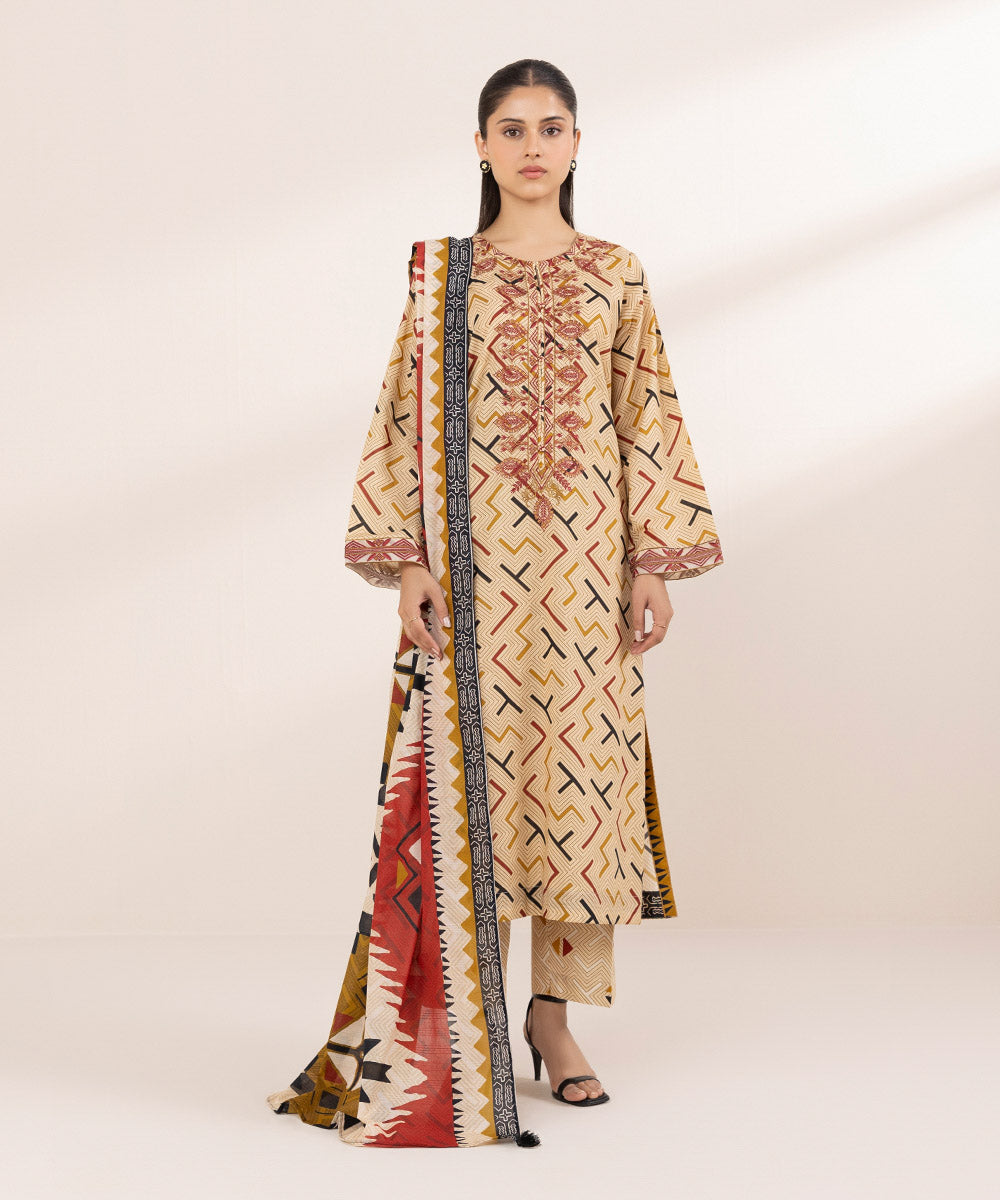 Fine Voile Multi Printed Dupatta