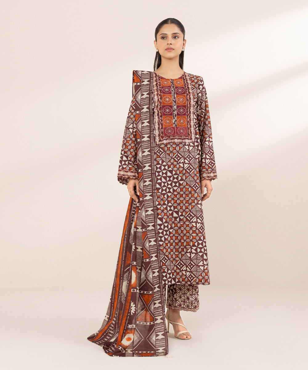 Fine Voile Multi Printed Dupatta