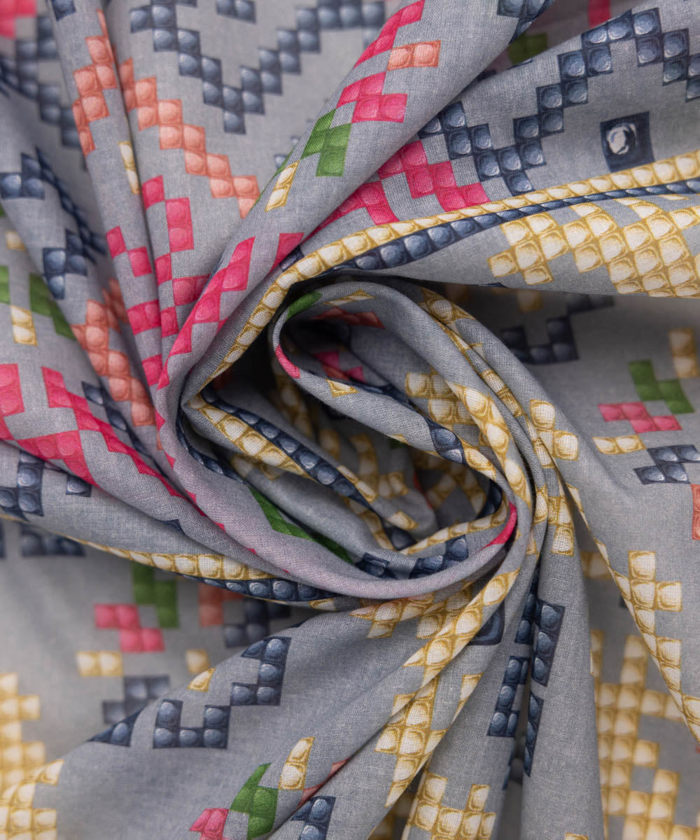 Fine Voile Multi Printed Dupatta
