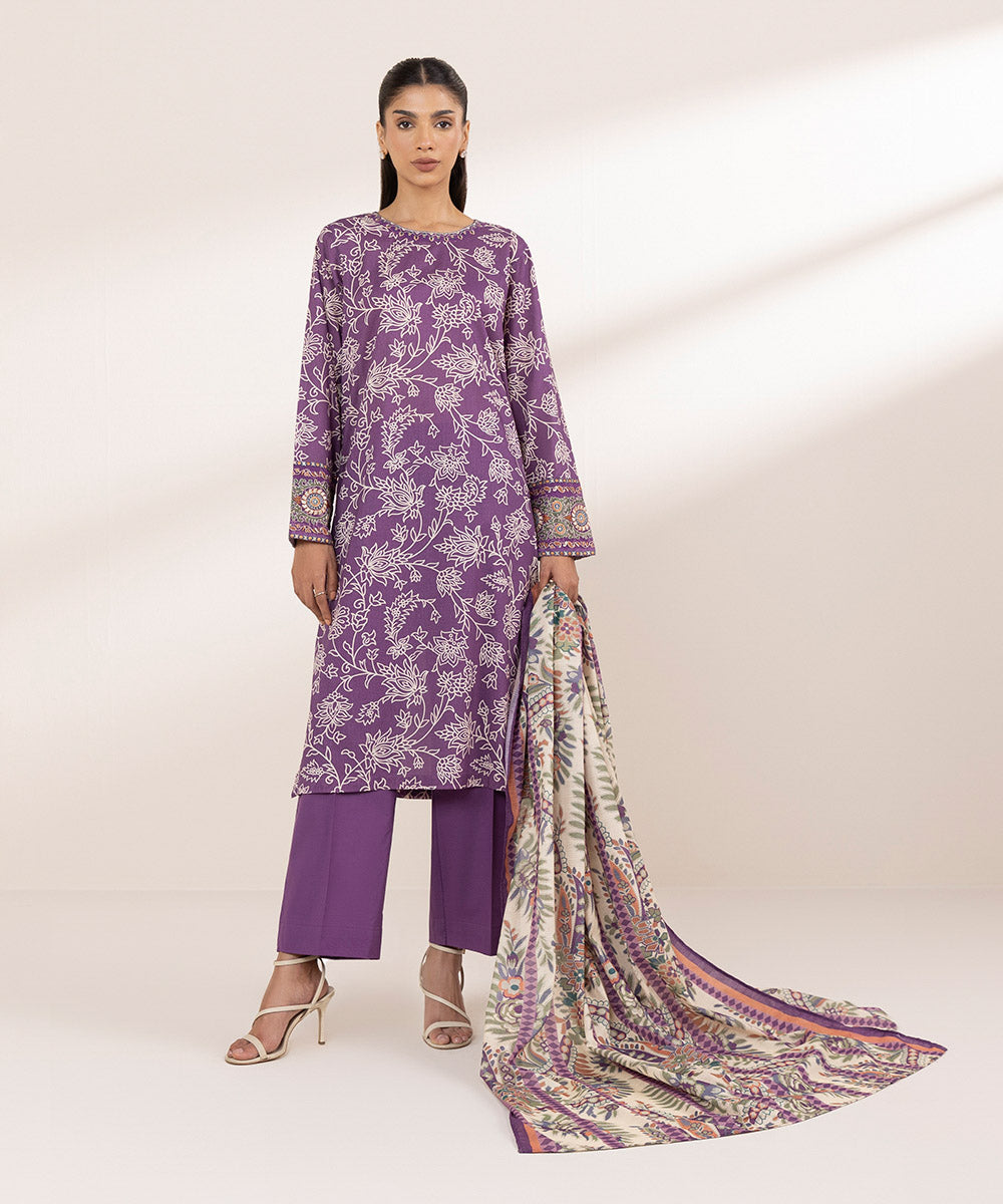 Fine Voile Multi Printed Dupatta