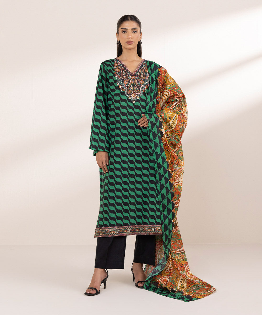 Fine Voile Multi Printed Dupatta