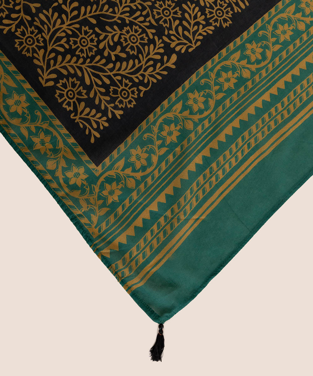 Lawn Green Printed Dupatta