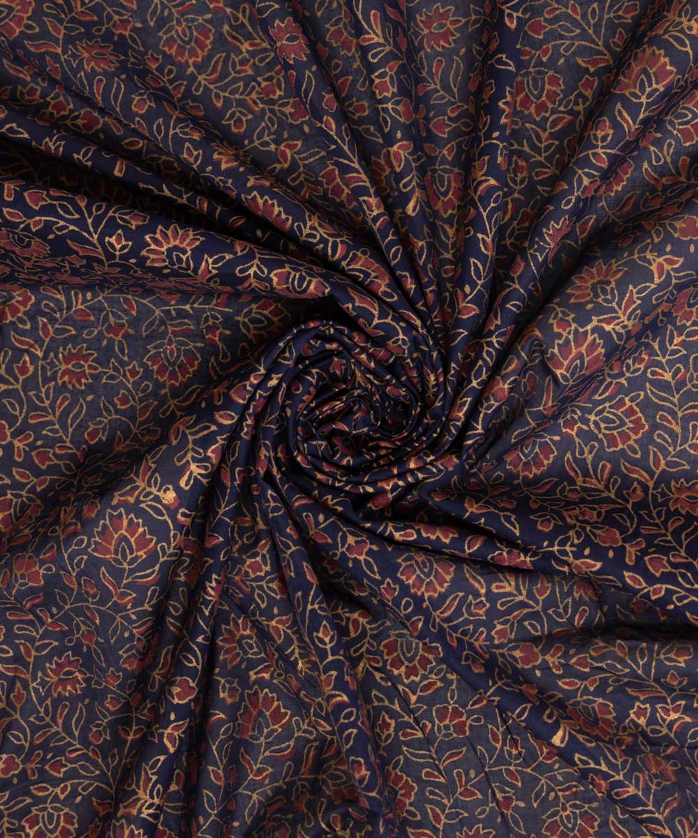 Fine Voile Blue Printed Dupatta